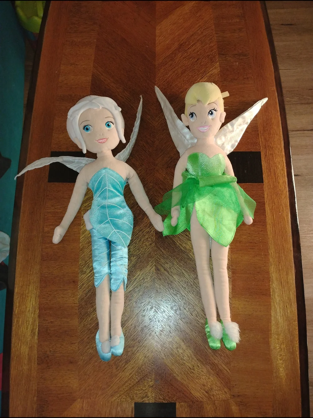 Disney Store, Perrywinkle And Tinkerbell Plushies